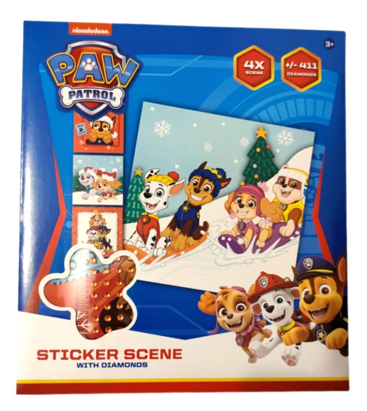 Diamont Painting mit Sticker motiv Paw Patrol